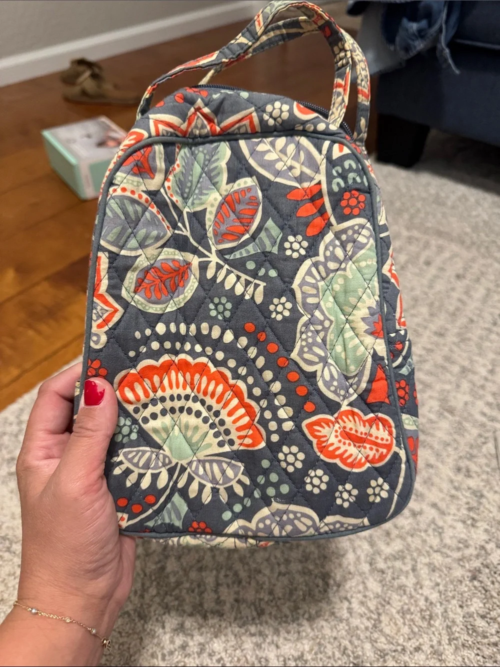 Vera Bradley Quilted Floral Lunch Bag - Nomadic Floral